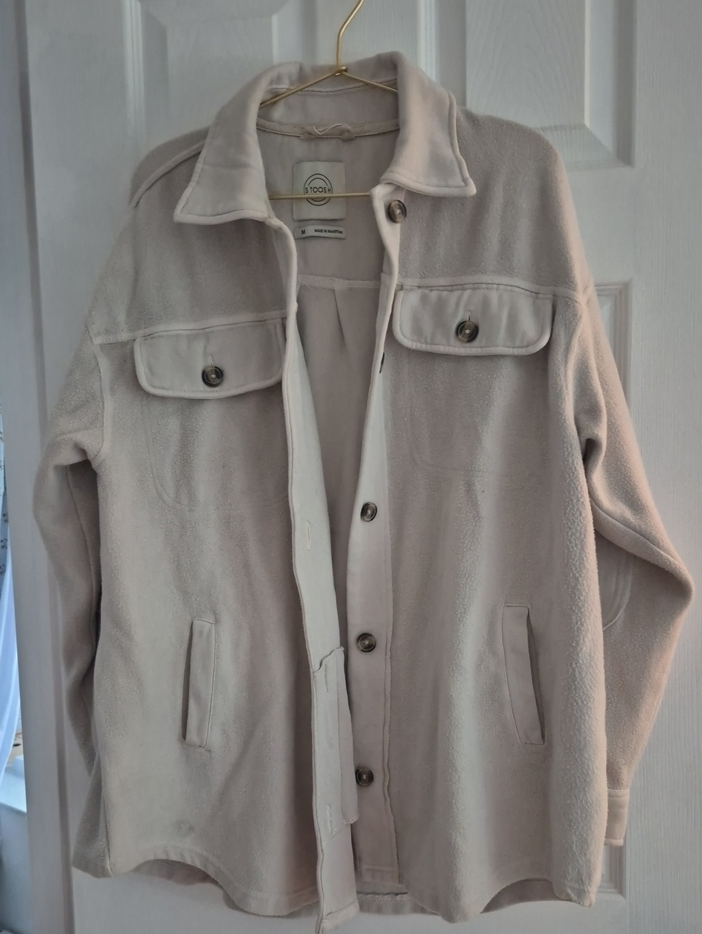 Stoosh Shacket Jacket - Light Beige